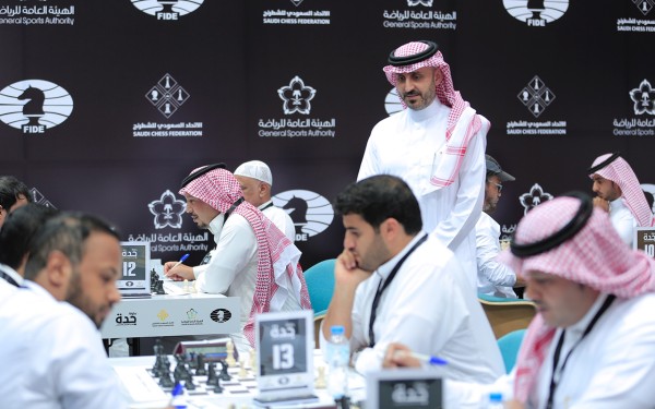 بطولة جدة الفردية للشطرنج الكلاسيكي. (المركز الإعلامي للاتحاد السعودي للشطرنج)