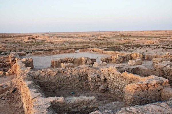 قرية زُبَالا الأثرية جنوب محافظة رفحاء بمنطقة الحدود الشمالية. (واس)