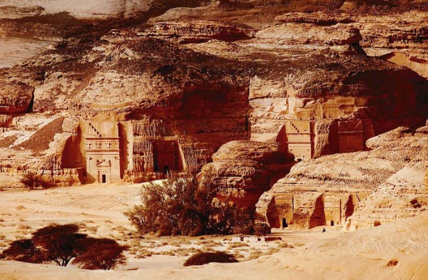 موقع الخريبة، أحد المواقع الأثرية في محافظة العلا. (واس)