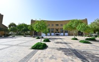 مبنى مؤسسة مكتبة الملك عبدالعزيز العامة في مدينة الرياض. (واس)