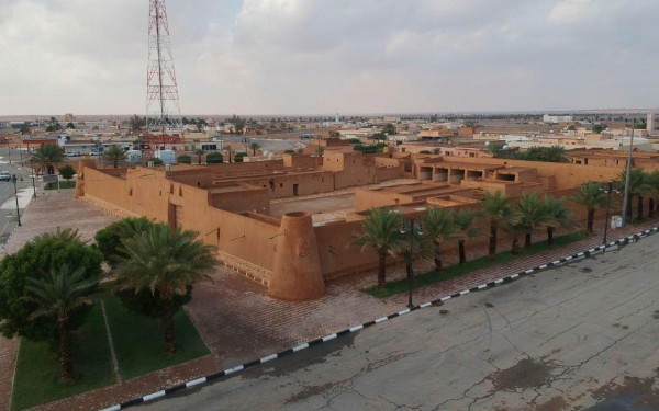 قصر الملك عبدالعزيز في قرية لينة. (واس)