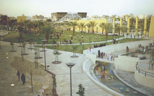 مركز الملك عبدالعزيز التاريخي بحي المربع في مدينة الرياض. (دارة الملك عبدالعزيز)