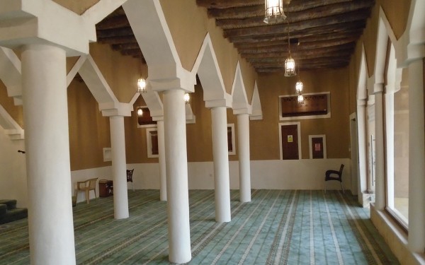 مسجد المنسف من الداخل في مدينة الزلفي. (سعوديبيديا)