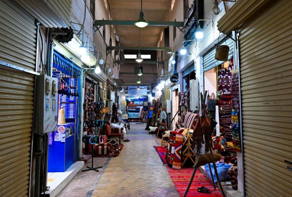 سوق الزل من أشهر الأسواق الشعبية في منطقة قصر الحكم بالرياض. (واس)