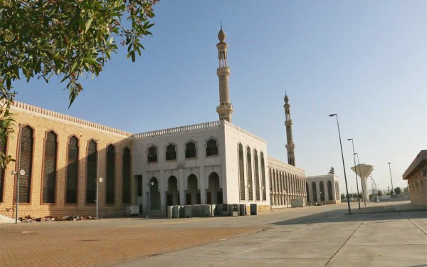 مسجد نمرة بمشعر عرفات في مكة المكرمة. (واس)