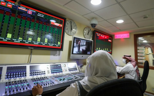 الأنظمة الصوتية في المسجد الحرام ضمن أكبر الأنظمة الصوتية في العالم. (واس)