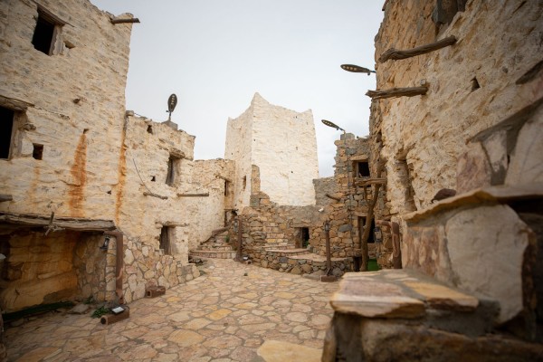 قرية العرش في النماص، إحدى القرى التراثية في السعودية. (سعوديبيديا)