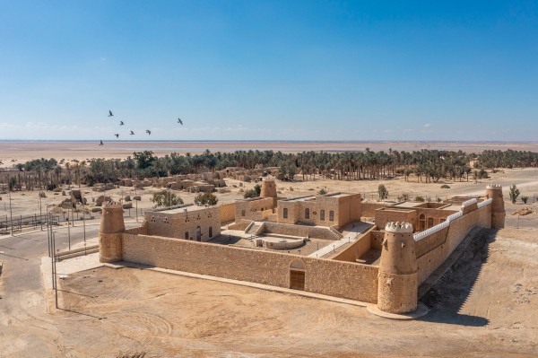قصر كاف الأثري في محافظة القريات بمنطقة الجوف. (واس)