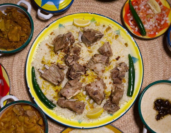 الكبسة السعودية إحدى الأكلات الشعبية في المملكة. (سعوديبيديا) 