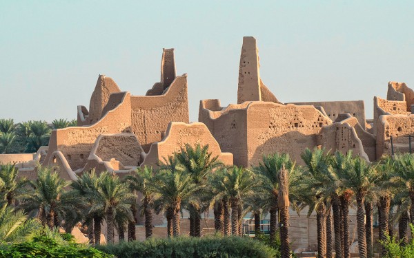 حي الطريف التاريخي في الدرعية بمنطقة الرياض. (وزارة الثقافة)