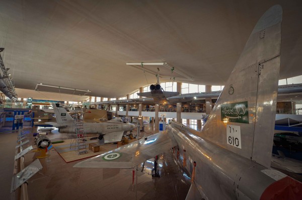 طائرات في متحف القوات الجوية الملكية السعودية في الرياض. (واس)