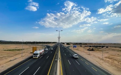 الطريق السريع 40 في محافظة الطائف، ويربط غرب السعودية بشرقها. (سعوديبيديا)