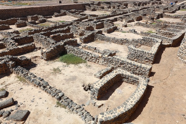 آثار درب زبيدة في فيد بمنطقة حائل. (وزارة الثقافة)