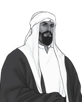 تخيلية للإمام محمد بن سعود. (دارة الملك عبدالعزيز)