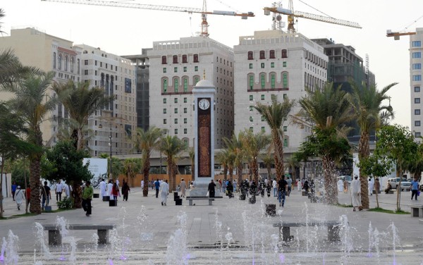 جادة قباء الممتدة من المسجد النبوي إلى مسجد قباء. (واس)