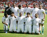 جماعية لفريق المنتخب السعودي في بطولة كأس العالم لكرة القدم باستضافة ألمانيا عام 2006. (واس)