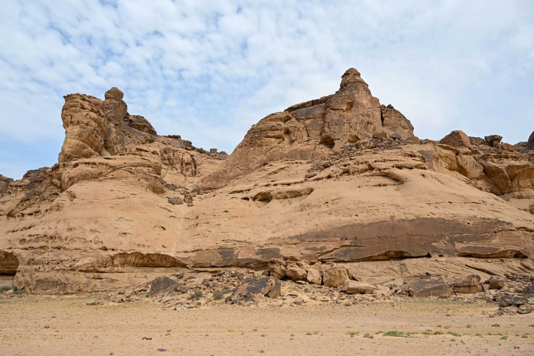 جبل جانين شمال شرقي مدينة حائل. (واس)