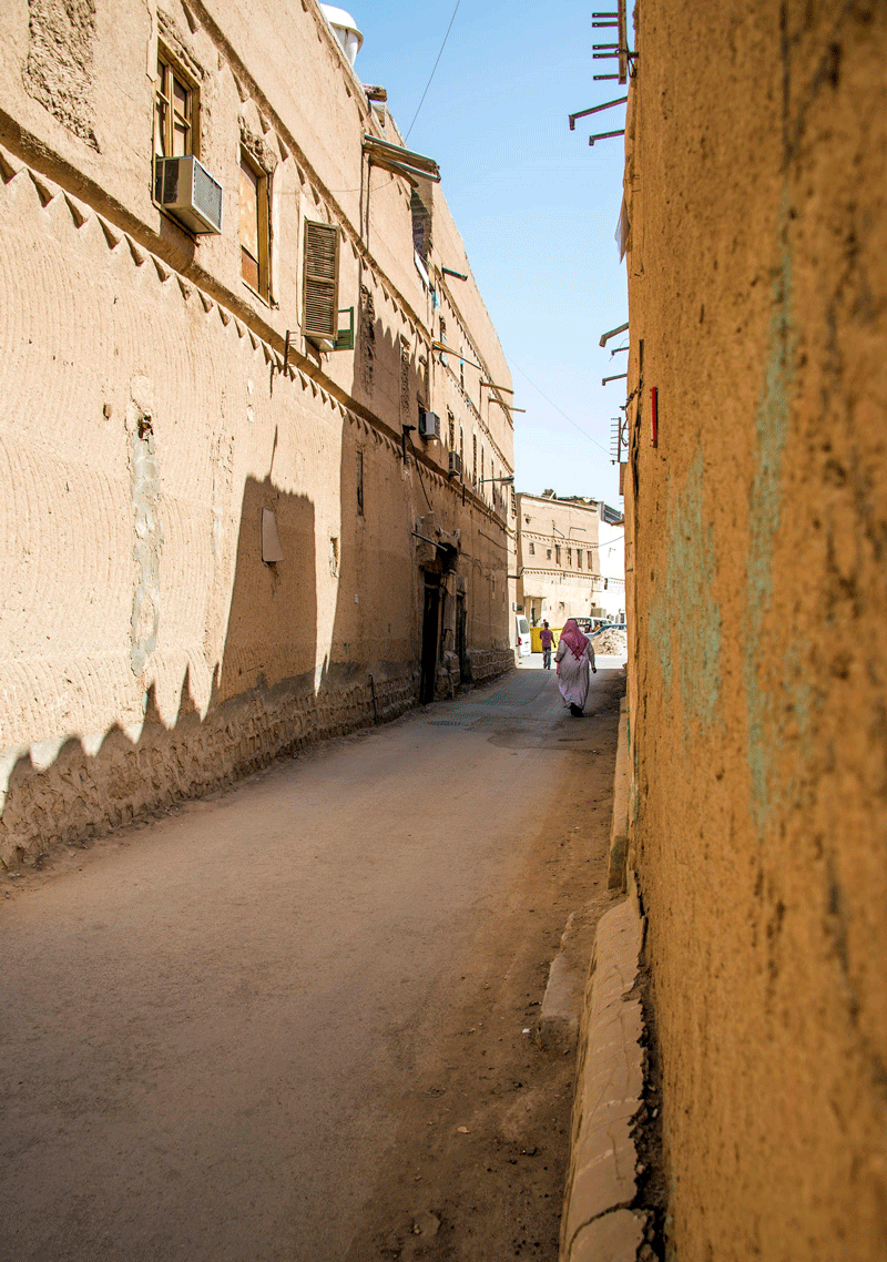 حي الظهيرة، أحد أحياء مدينة الرياض القديمة. (واس)