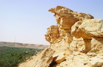 جبل التوباد في وادي الغيل بمحافظة الأفلاج في منطقة الرياض. واس. (دارة الملك عبدالعزيز)