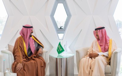 الأمير سلطان بن سلمان يستقبل سفير دولة الكويت لدى السعودية. (المركز الإعلامي لوكالة الفضاء السعودية)