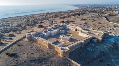 مسجد قلعة المويلح وسط القلعة. (واس)