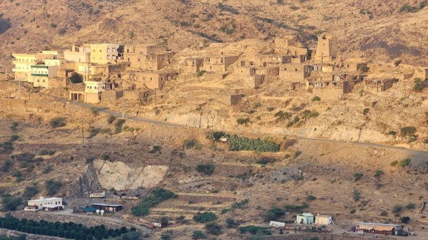 قرية سبيحة التراثية في محافظة القرى بمنطقة الباحة. (المركز الإعلامي لأمانة الباحة)