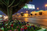 أحد شوارع محافظة رفحاء. (واس)