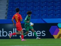 إحدى المباريات ضمن كأس آسيا تحت 17 سنة في مدينة الملك فهد الرياضية. (المركز الإعلامي للاتحاد السعودي لكرة القدم)
