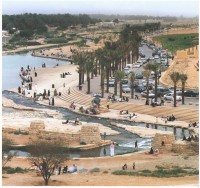 وادي حنيفة بعد التطوير. (دارة الملك عبدالعزيز)