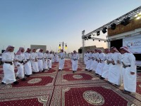 عرض لإحدى الفرق في مهرجان الفلكلور الوطني. (المركز الإعلامي لإدارة تعليم ينبع)