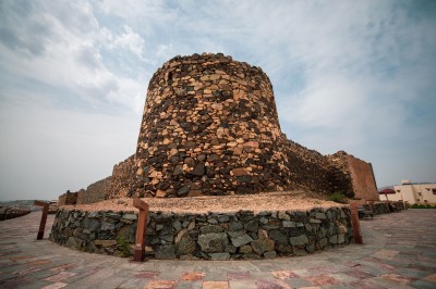 قلعة شمسان في مدينة أبها. (سعوديبيديا)