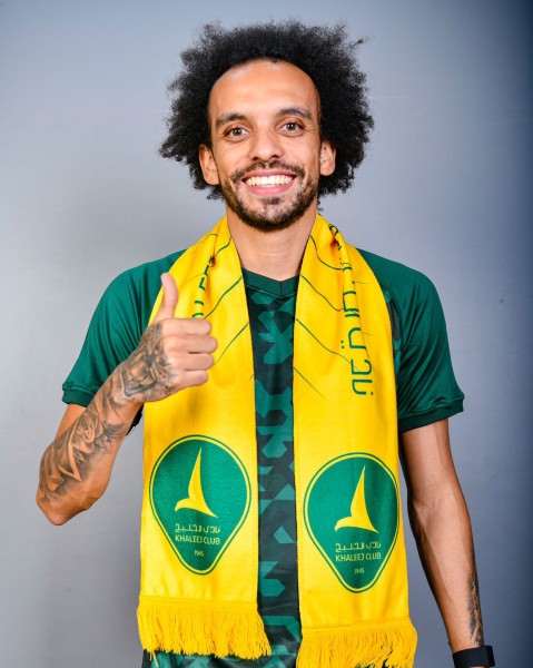 فابيو لاعب نادي الخليج. (المركز الإعلامي بنادي الخليج)