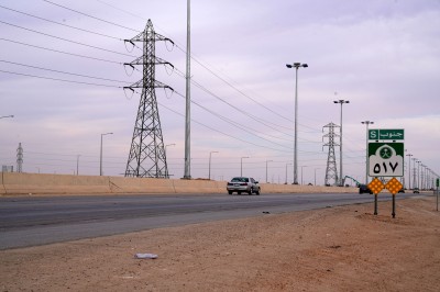 طريق رقم 517 يربط الخرج بالرياض. (سعوديبيديا)
