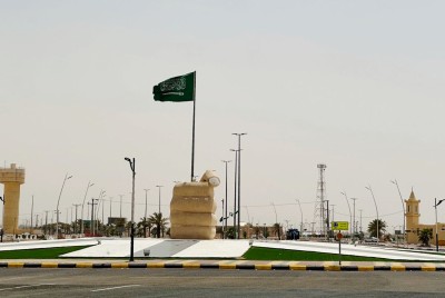 أحد الميادين في محافظة سميراء. (المركز الإعلامي لبلدية محافظة سميراء)