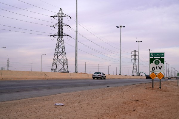 طريق رقم 517 يربط الخرج بالرياض. (سعوديبيديا)