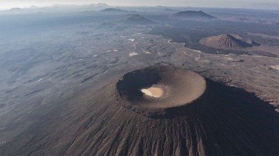 جبل الملساء البركاني جنوب شرقي المدينة المنورة. (المركز الإعلامي للهيئة العامة للسياحة والتراث الوطني)