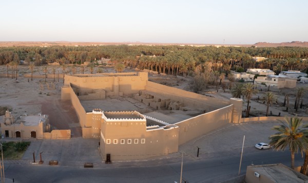 قصر ابن رمان التاريخي في محافظة تيماء. (سعوديبيديا)