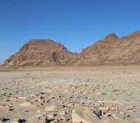 جبل عراف في حائل. (المركز الإعلامي لهيئة التراث)