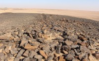 موقع شعيب الأدغم الأثري في منطقة القصيم. (واس)