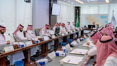 أحد الاجتماعات الدورية للجنة الوطنية للأسماء الجغرافية. (المركز الإعلامي للهيئة العامة للمساحة والمعلومات الجيومكانية)