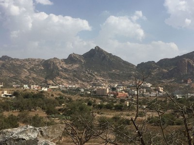 جبل أثرب في الباحة. واس. (دارة الملك عبدالعزيز)