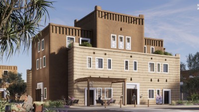 عمارة نجران أحد النماذج التصميمية للعمارة السعودية. (المركز الإعلامي للعمارة السعودية)