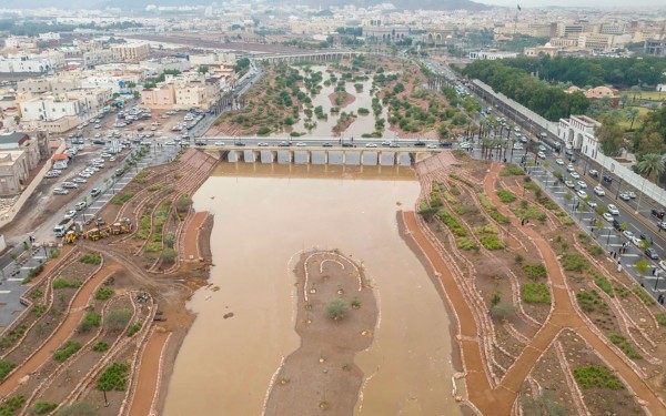 وادي العقيق في المدينة المنورة. (المركز الإعلامي لهيئة تطوير المدينة المنورة)