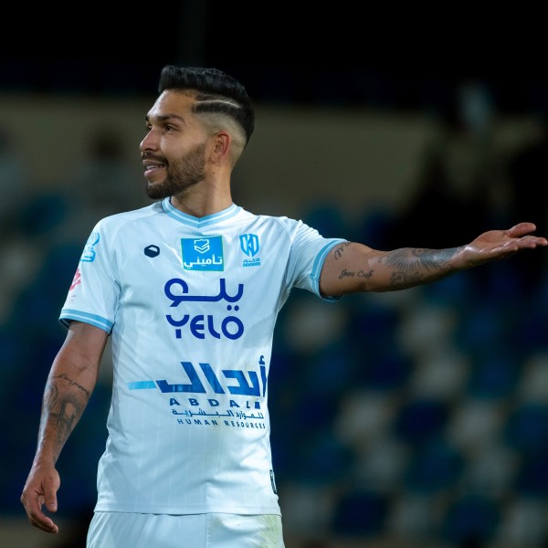 لاعب نادي الأخدود البرازيلي بيتروس. (المركز الإعلامي لنادي الأخدود)