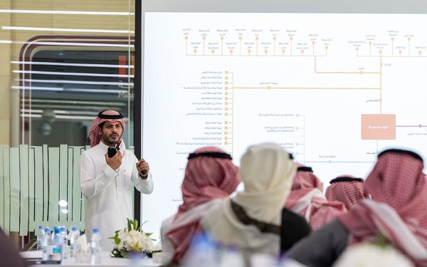 ورشة تعريفية عن مبادرة التحول الحضري. (المركز الإعلامي لهيئة فنون العمارة والتصميم)
