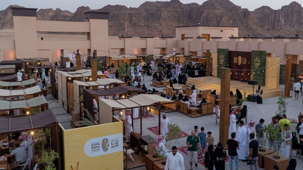 زوار مهرجان العلا للتمور 2022. (المركز الإعلامي للهيئة الملكية لمحافظة العلا)