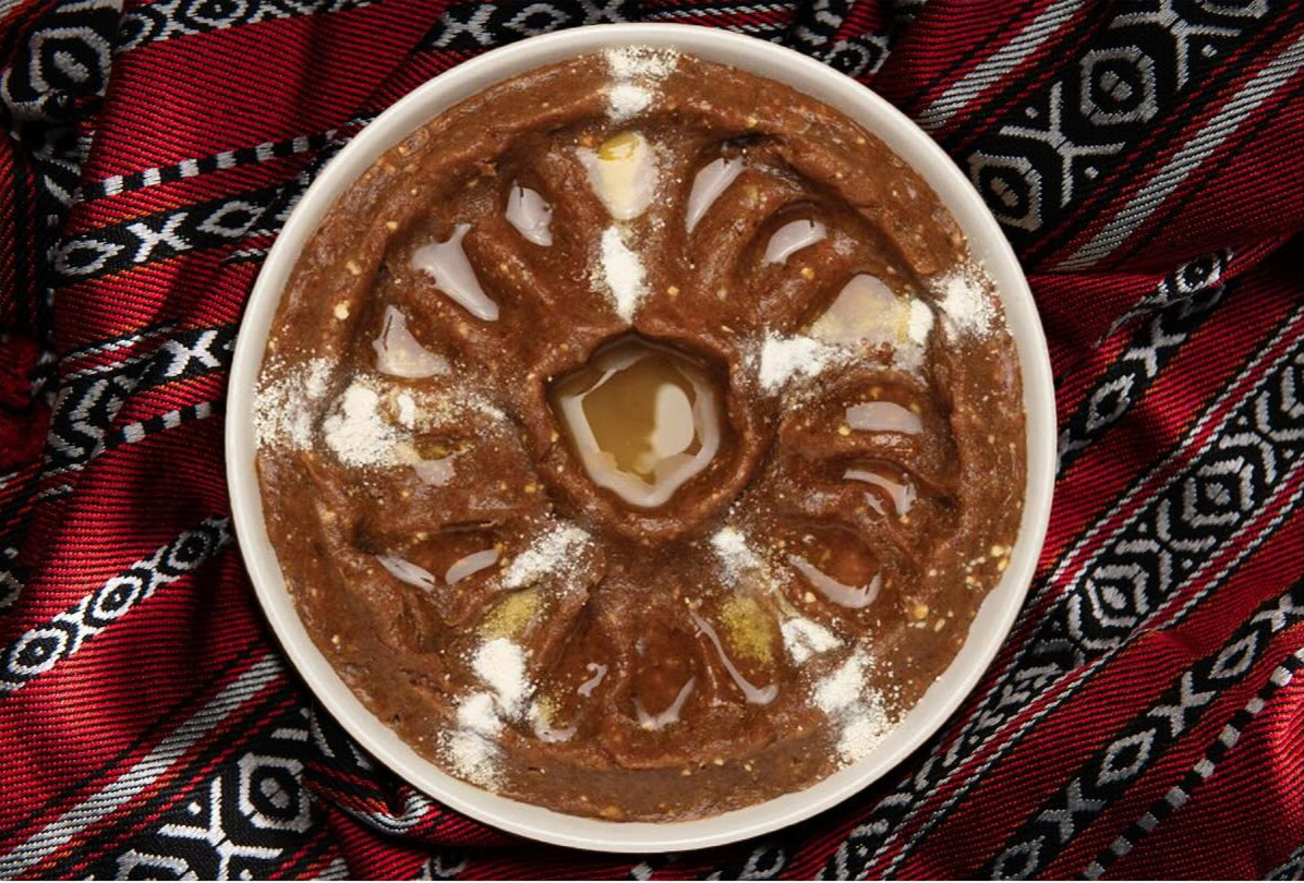 طبق الشعثة الشعبي