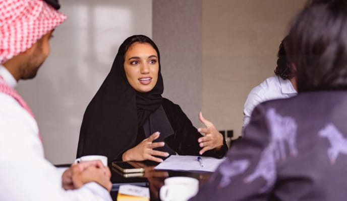 بعض المتدربين في الأكاديمية
