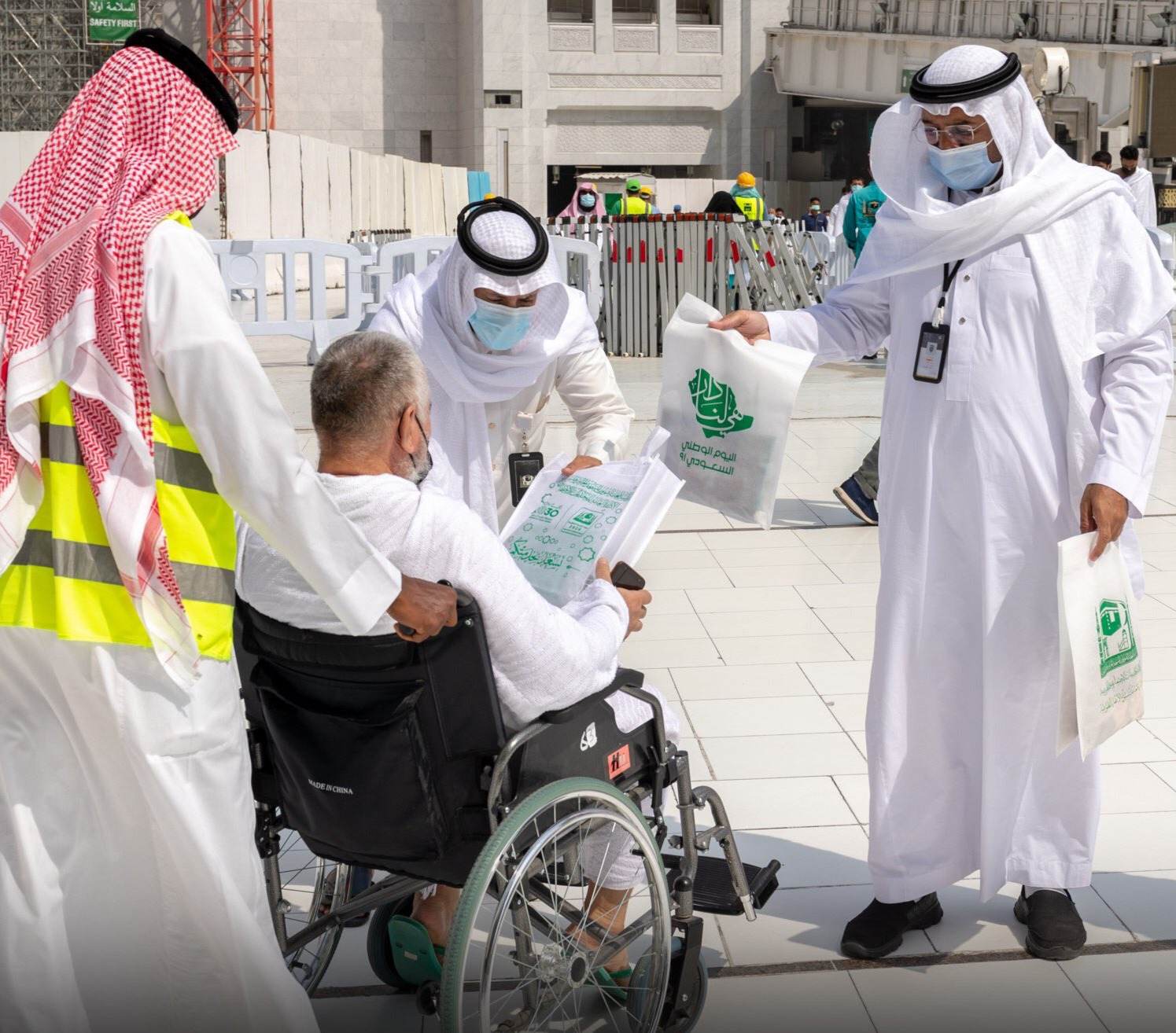 مبادرة توقير تقدم خدمات لوذوي الاحتياجات الخاصة في المسجد الحرام